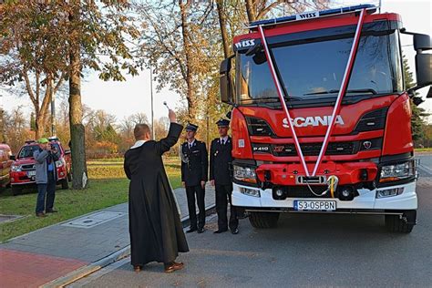 Zdjęcie Edwarda Rupę i Norberta Gonszcza, zasłużonych działaczy OSP Bieruń Nowy