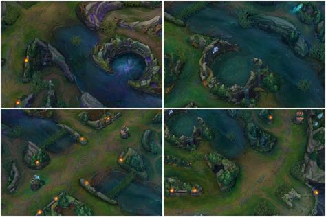 Mapa League of Legends ze wskazaniem środkowej alei