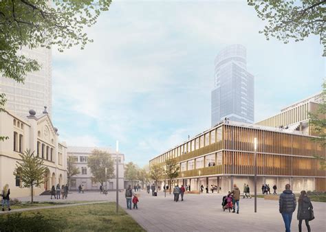 Wizualizacja projektu infrastruktury kultury lub modernizacji obiektu teatralnego