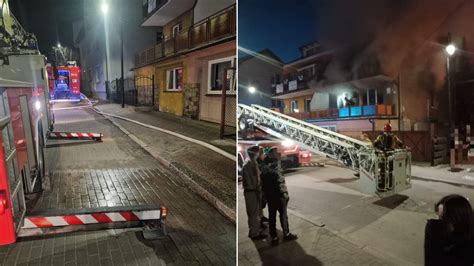 Zdjęcie ciężarówki zablokowanej na wąskiej ulicy w Czechowicach-Dziedzicach