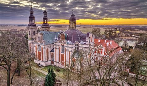 Widok historyczny na miejscowość Marianowo lub klasztor cysterek