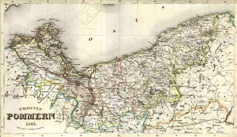 Historyczna mapa Pomorza z zaznaczeniem Marianowa lub fotografia z 1945 roku