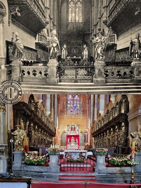 Schemat rozwoju architektonicznego Katedry Oliwskiej na przestrzeni wieków