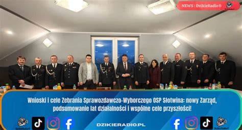 Uczestnicy zebrania sprawozdawczego OSP Bucze