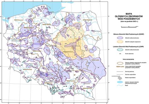 Mapa z lokalizacjami suchych zbiorników przeciwpowodziowych w Kotlinie Kłodzkiej, wskazująca istniejące i planowane obiekty