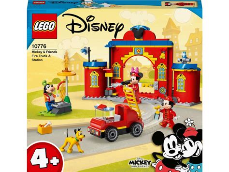 Zestaw LEGO Disney Mickey and Friends Remiza i wóz strażacki Myszki Miki i przyjaciół (10776)