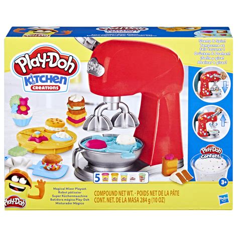 Zestaw Play-Doh Kitchen Creations z dziećmi bawiącymi się w „gotowanie”