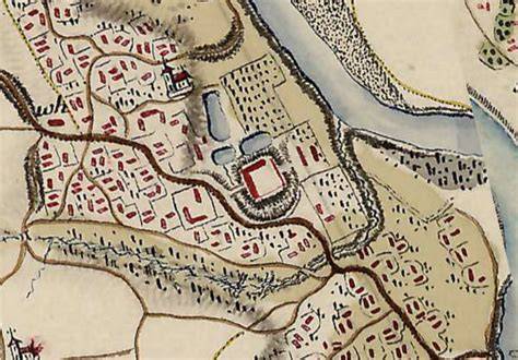 Plan zachowanych murów zamkowych w Sośnicy