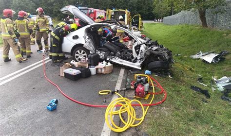 Zdjęcie symbolizujące miejsce wypadku na drodze krajowej nr 91 w Bzówkach