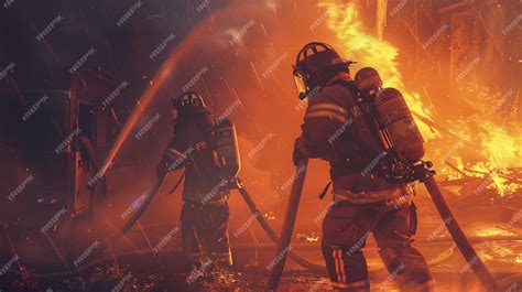 Thematic photo of OSP firefighters in action, illustrating their active participation.