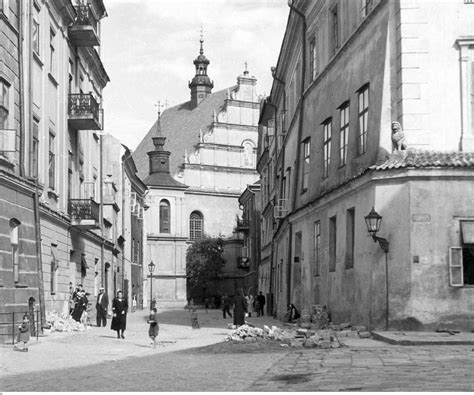 Zdjęcie powojennych zniszczeń w Białymstoku