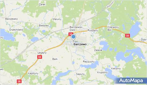 Mapa lokalizacji OSP Barczewo
