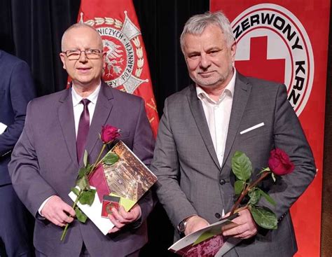 Grupa strażaków honorowych dawców krwi z Myślenic