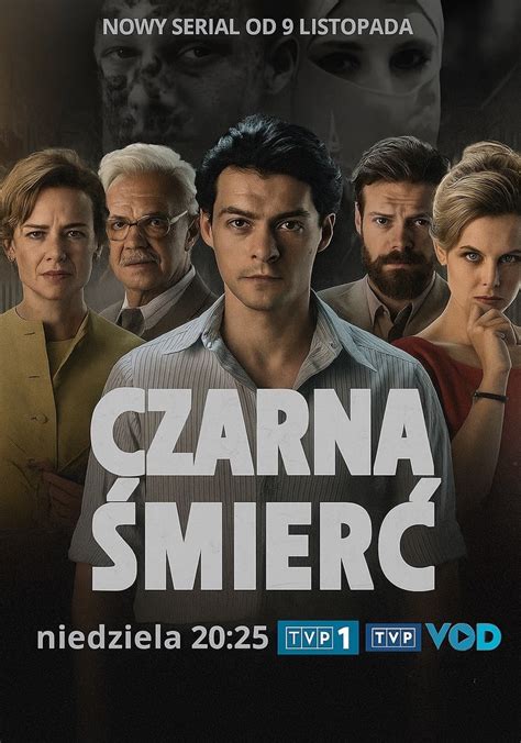 Plakat promocyjny serialu Czarna Śmierć