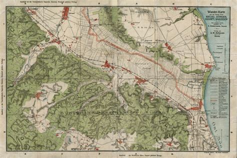 Mapa Gąsewa Poduchownego z przełomu XIX i XX wieku