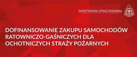 Zestawienie nowoczesnych samochodów ratowniczo-gaśniczych zakupionych przez PSP