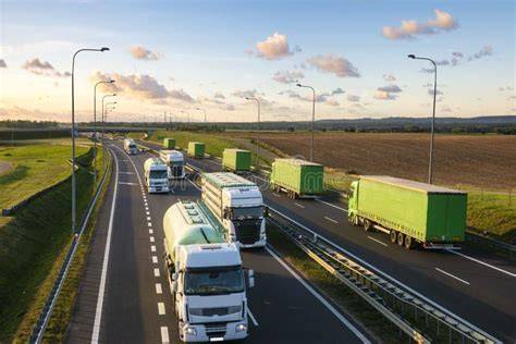 Tematyczne zdjęcie: ciężarówka na autostradzie