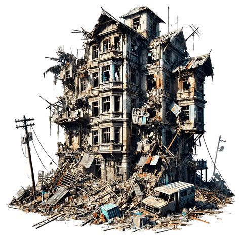 Infographic: Difficulties of firefighting in dilapidated buildings (e.g., debris, structural instability)