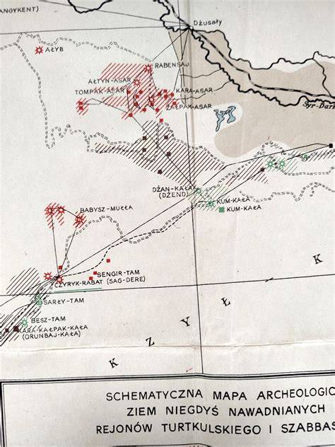 Mapa archeologiczna regionu Spisza z oznaczeniem Jaskini Obłazowej i stanowisk kultury pawłowskiej