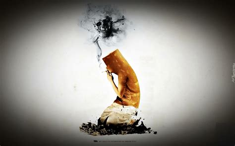 Ilustracja przedstawiająca niedopałek papierosa spadający na łatwopalny materiał.