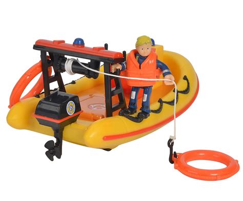 Zabawka łódź ratownicza Strażaka Sama z figurką i akcesoriami