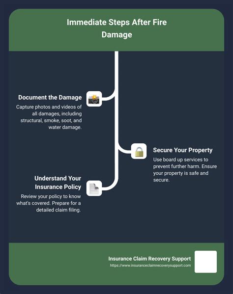 Infographic detailing the estimated financial losses and types of equipment/materials destroyed in the fire