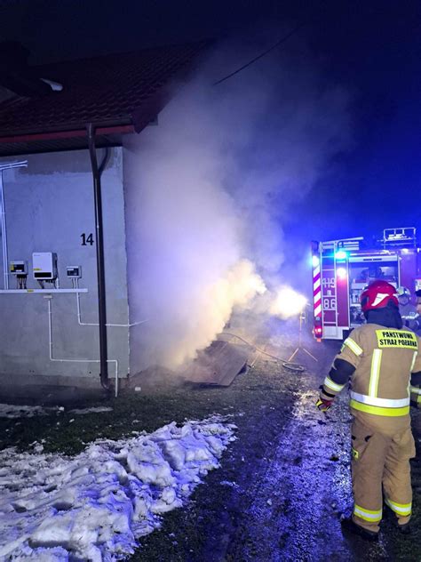 Plan akcji gaśniczej pożaru kotłowni w Budach Grzybku
