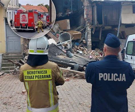 Zgliszcza i akcja ratunkowa po pożarze kamienicy