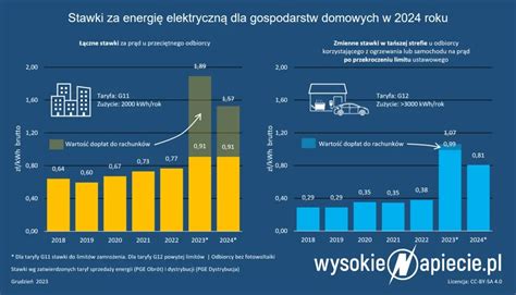 infografika przedstawiająca składniki rachunku za prąd i ich wpływ na cenę