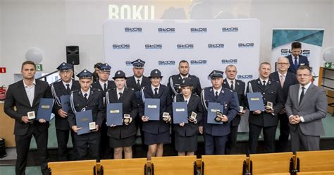 zdjęcie z ceremonii wręczenia nagród w plebiscycie Strażak Roku