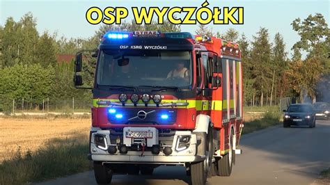 zdjęcie wozów strażackich OSP Linia (GBA Volvo, GCBA Man, Daewoo Lublin)