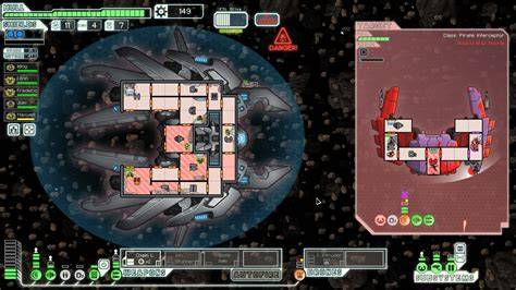 Ekran wyboru statków w FTL: Faster Than Light
