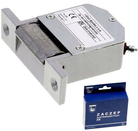 Elektrozaczep rewersyjny oraz rygiel elektromagnetyczny trzpieniowy