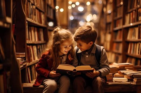 ilustracja przedstawiająca dzieci słuchające bajki w bibliotece