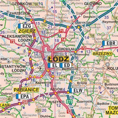 mapa drogowa z zaznaczonym rondem w Łeknie