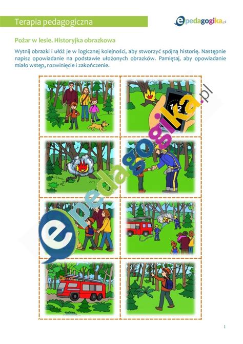 Zbiór kolorowanek i zadań dla dzieci o tematyce strażackiej, z dziećmi bawiącymi się wydrukowanymi kartami