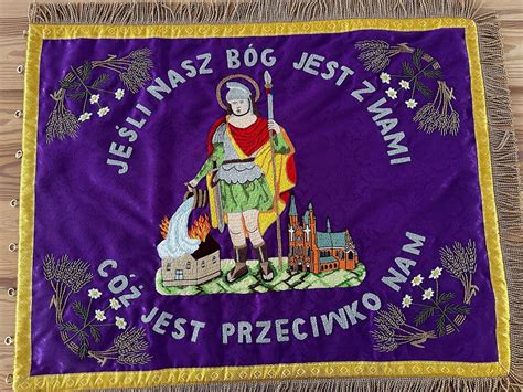 Historyczny sztandar OSP Kobylany