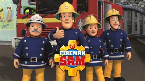Thematic photo of Fireman Sam, possibly with children