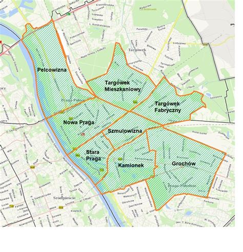 Mapa obszaru objętego pożarem nieużytków w Oleśnicy Małej z zaznaczeniem terenów spalonych i kierunków rozprzestrzeniania się ognia