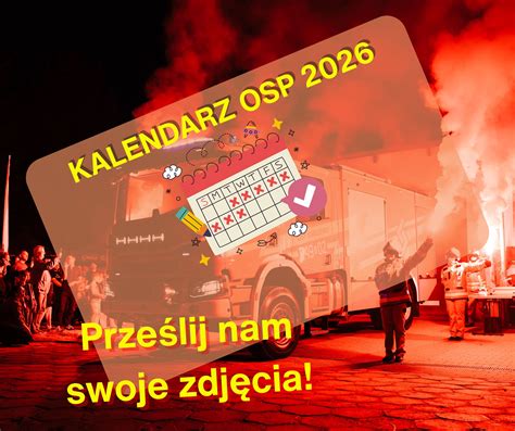 Zdjęcie przykładowego kalendarza OSP