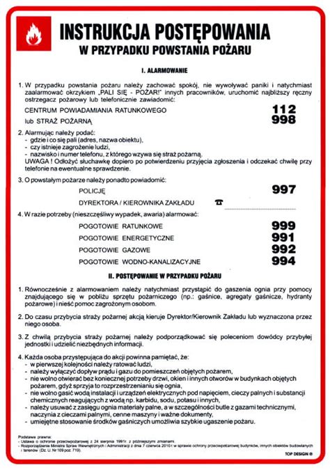 Instrukcja postępowania w przypadku pożaru w domu
