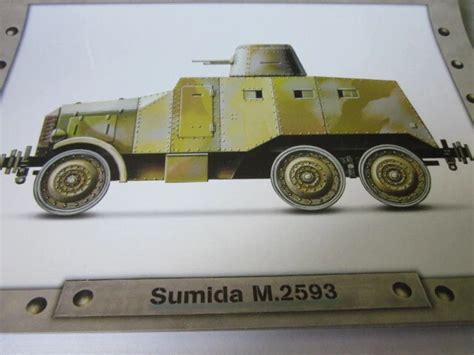 Historyczne zdjęcie samochodu pancernego Sumida M.2593