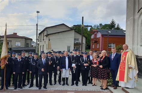 Historyczne zdjęcie Orkiestry Dętej OSP Kwiatkowice z początków działalności