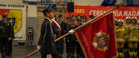 Uroczystość jubileuszowa OSP Janówka - wręczenie sztandaru lub odznaczeń