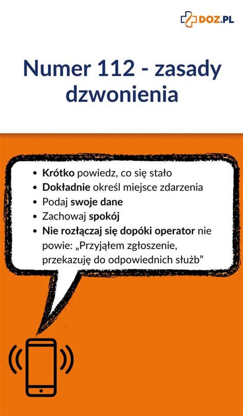 Infografika: Co powiedzieć dzwoniąc pod numer 112/998 w nagłych wypadkach