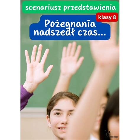 Scena z przedstawienia pożegnalnego dla maturzystów.
