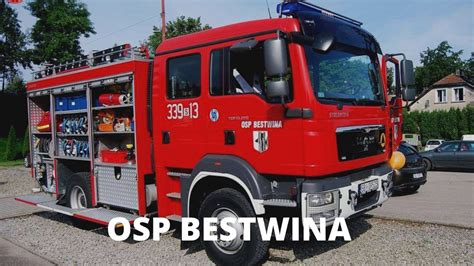 Spotkanie OSP Bestwina z gośćmi, w tym posłem Przemysławem Drabkiem
