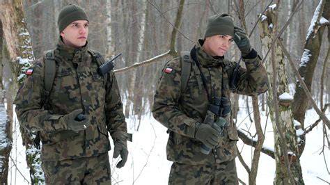 Mateusz Gawron w mundurze strażackim