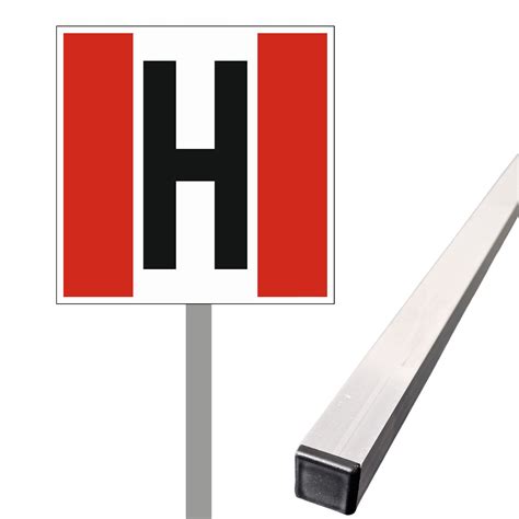 Zdjęcie znaku orientacyjnego hydrantu podziemnego