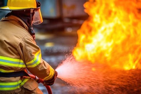 Thematic photo of firefighters extinguishing a fire or responding to a local threat